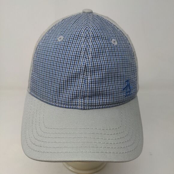 Penguin by Munsingwear Men's Strapback Hat Blue Gray OSFA Embroidered Logo - Picture 2 of 7